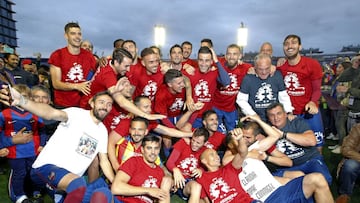 29/04/17 PARTIDO SEGUNDA DIVISION
 LEVANTE - OVIEDO
 ALEGRIA CELEBRACION ASCENSO A PRIMERA 
   