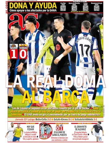 Las portadas de AS de noviembre