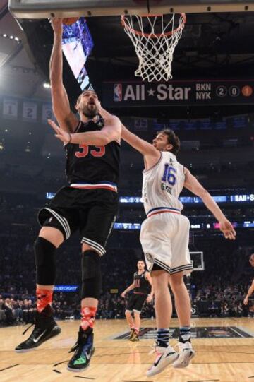 Los hermanos Marc y Pau Gasol.