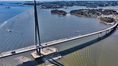 Estrenan el puente multimodal más largo del mundo: 1.190 metros de longitud, 200 años de vida y prohibición de coches y motocicletas