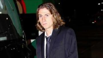 <b>MOMENTO DULCE. </b>Filipe Luis se salió ante el Valencia en Copa y el Real Madrid lo quiere en junio.