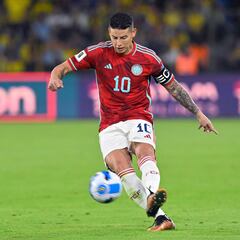 James, único colombiano en el XI de la doble fecha de Eliminatorias