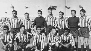 Imagen del Atletico de Tetuán, que jugó una temporada em Primera.