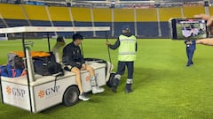 Atención a como salió Kevin Álvarez tras su lesión ante el San Luis