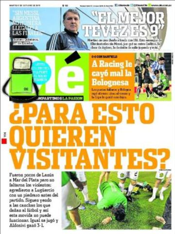 Portadas de la prensa deportiva