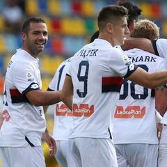Piatek, delantero del Genoa: "No me creo que el Barça me quiera"