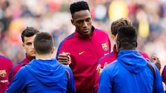 Yerry Mina, jugador del Barcelona