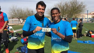 El defensa surgido de las fuerzas básicas de las Águilas del América, Rodrigo Iñigo, ya se encuentra entrenando con Las Vegas Lights, equipo del ‘Chelis’.