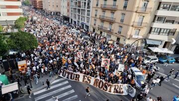 La manifestaci&oacute;n, el pasado s&aacute;bado.