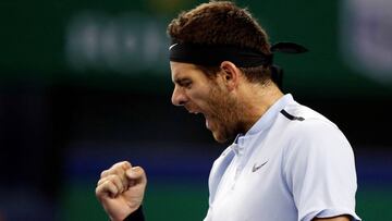 Del Potro pasa a cuartos de Shangai. 