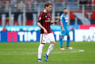 Argentina's Biglia suffers "severe" back injury in Milan defeat