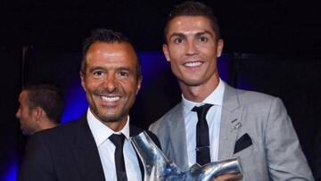 Cristiano Ronaldo y Jorge Mendes.