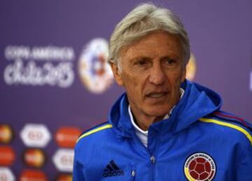 Pékerman y Cardona atendieron a los medios colombianos y argentinos previo al partido de cuartos de final de la Copa América