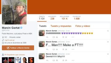 Marcin Gortat iba con Alemania: "J...., mete ese tiro libre!"