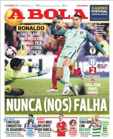 Cristiano volvió a Portugal como un héroe nacional