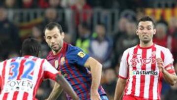 <b>UN FIJO. </b>Mascherano es medio, pero actúa en el eje de la zaga.