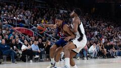 14/03/24 BALONCESTO PARTIDO EUROLIGA EUROLEAGUE
BARCELONA - PARTIZAN BELGRADO
Parker *** Local Caption *** BARCELONA, SPAIN - MARCH 14: Nikola Kalinic, #10 of FC Barcelona in action during the Turkish Airlines EuroLeague Regular Season Round 29 match between FC Barcelona and Partizan Mozzart Bet Belgrade at Palau Blaugrana on March 14, 2024 in Barcelona, Spain. (Photo by Rodolfo Molina/Euroleague Basketball via Getty Images)