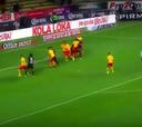 Así fue el gol de Mora ante el Morelia de Millar, Valdés y Vegas