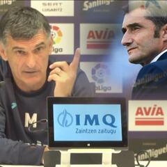 Mendilibar y su recurso palabrotero para definir la situación de Valverde