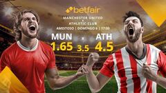 Manchester United vs. Athletic Club de Bilbao: horario, TV, estadísticas y pronósticos