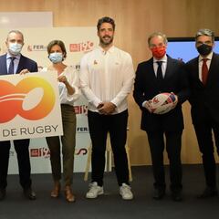 La FER presenta el logo del centenario del rugby español