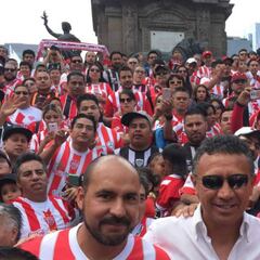 Los Necaxistas aprovecharon el parón para tomarse la foto