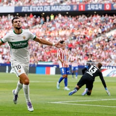 Atlético 1-1 Elche: resumen, resultado y goles del partido