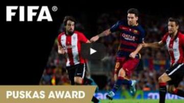 Messi y Chori Castro, entre los candidatos al mejor gol del año