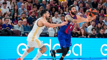 Facu Campazzo y Ricky Rubio -