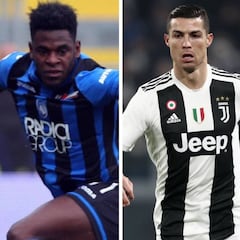 A Cristiano le sale competencia en Italia: Zapata, Quagliarella...