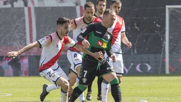 08/03/20
 PARTIDO DE SEGUNDA DIVISION
 RAYO VALLECANO - ELCHE CF
 23 OSCAR VALENTIN 7 NINO 4 MARIO SUAREZ 