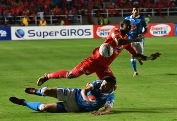 Ganó Millos 1-2. El partido de vuelta será el domingo en Bogotá.