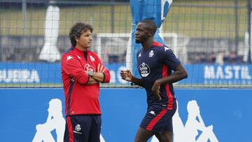 Entrenamiento Deportivo de La Coruña. Mfulu Idiakez