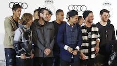 'Christian Dior Denim Flow' as Madrid squad attend Audi event