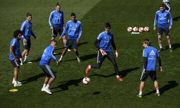 El Madrid prepara el partido contra el Rayo