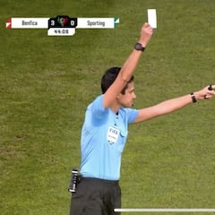 First ever white card shown in soccer: what does it mean?