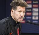 Simeone: "Es una opción jugar con Correa, Morata y Costa"