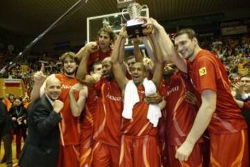 El Girona ganó su primer y único título continental en 2007, fue la Eurocup FIBA. 