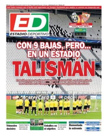 Portadas de la prensa deportiva