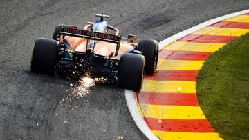 Carlos Sainz (McLaren MCL35). Spa-Francorchamps, Bélgica. F1 2020.