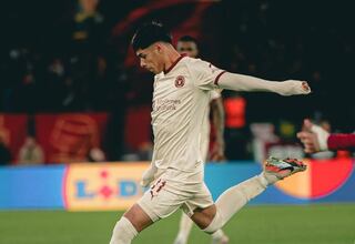 Darío Osorio enfrentó a un club histórico de Italia y así jugó: impacto en la Europa League