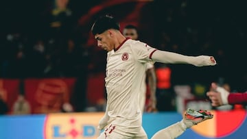 Darío Osorio enfrentó a un club histórico de Italia y así jugó: impacto en la Europa League