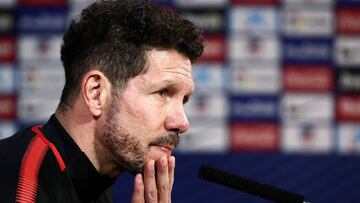 Simeone: "Nos quedamos pocos pero estamos unidos"