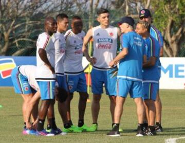 Primer entrenamiento de la Selección pensando en Bolivia