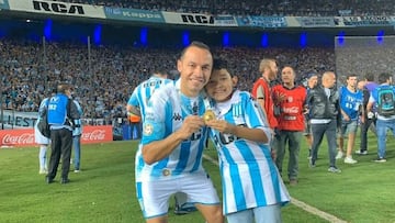 La locura de Marcelo Díaz por Racing