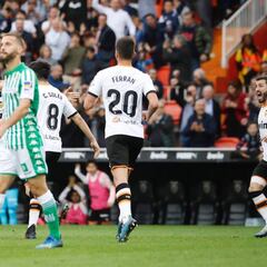 El 1x1 del Valencia: Gameiro se reencuentra con el gol y Guedes consigo mismo
