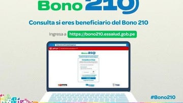 Bono 210 Soles: dónde verificar si lo cobro y fechas de pago