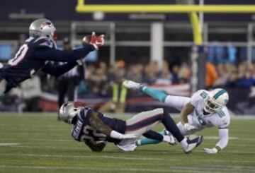 Los Dolphins certificaron su horrible partido con esta intercepci¨®n de Harmon a Tannehill justo al comienzo del ¨²ltimo cuarto. El QB de los visitantes acab¨® con unas redondas 300 yardas de pase, pero no lanz¨® ning¨²n touchdown y s¨ª 2 intercepciones.