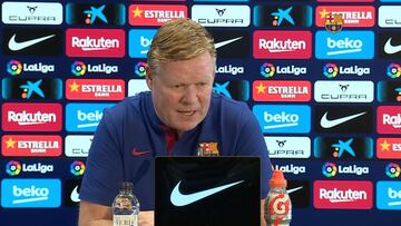 El recado de Koeman sobre las filtraciones que hay dentro del Barça y que no le hacen gracia