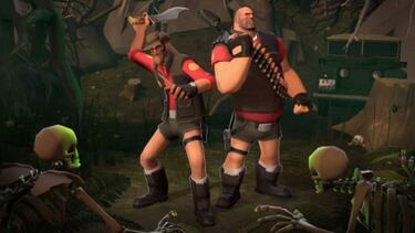 Así de ridículo es Team Fortress 2 con el shorts de Lara Croft